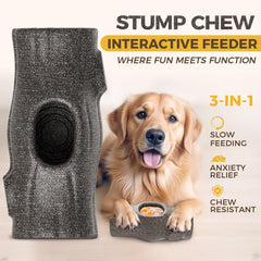 Mankoda stump-design-interactive features for large dogs during puzzle play.