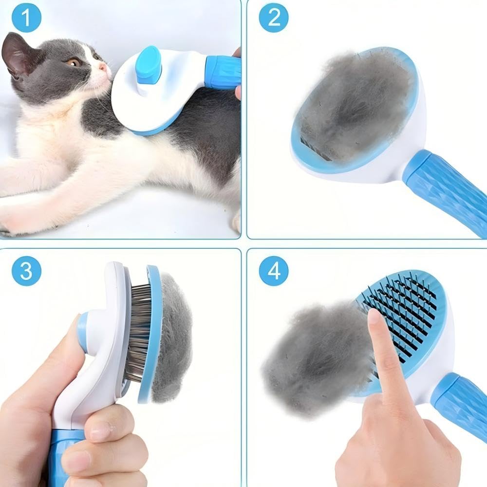 ManLinKei nonslip-handle offers comfortable grooming sessions for pet owners