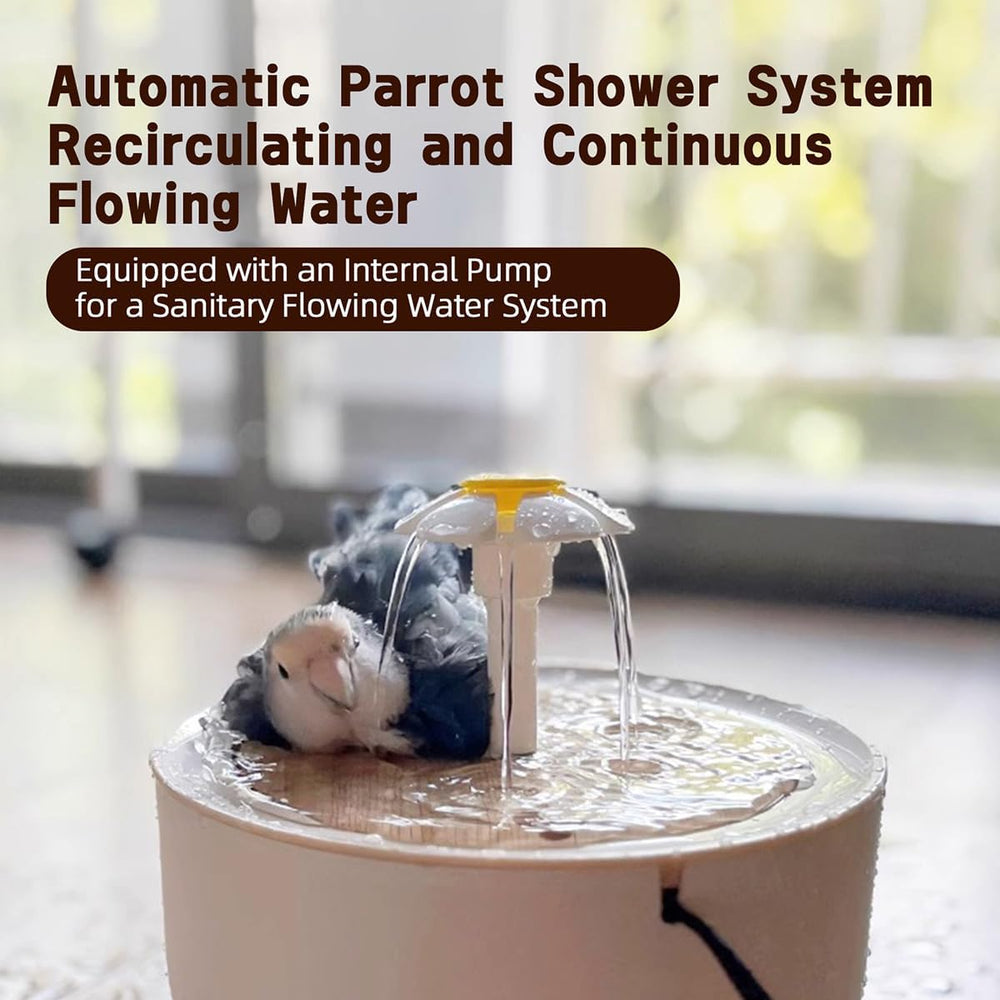 MANON ROSA Bird Bath detachable cleaning parts simplify hygiene routines