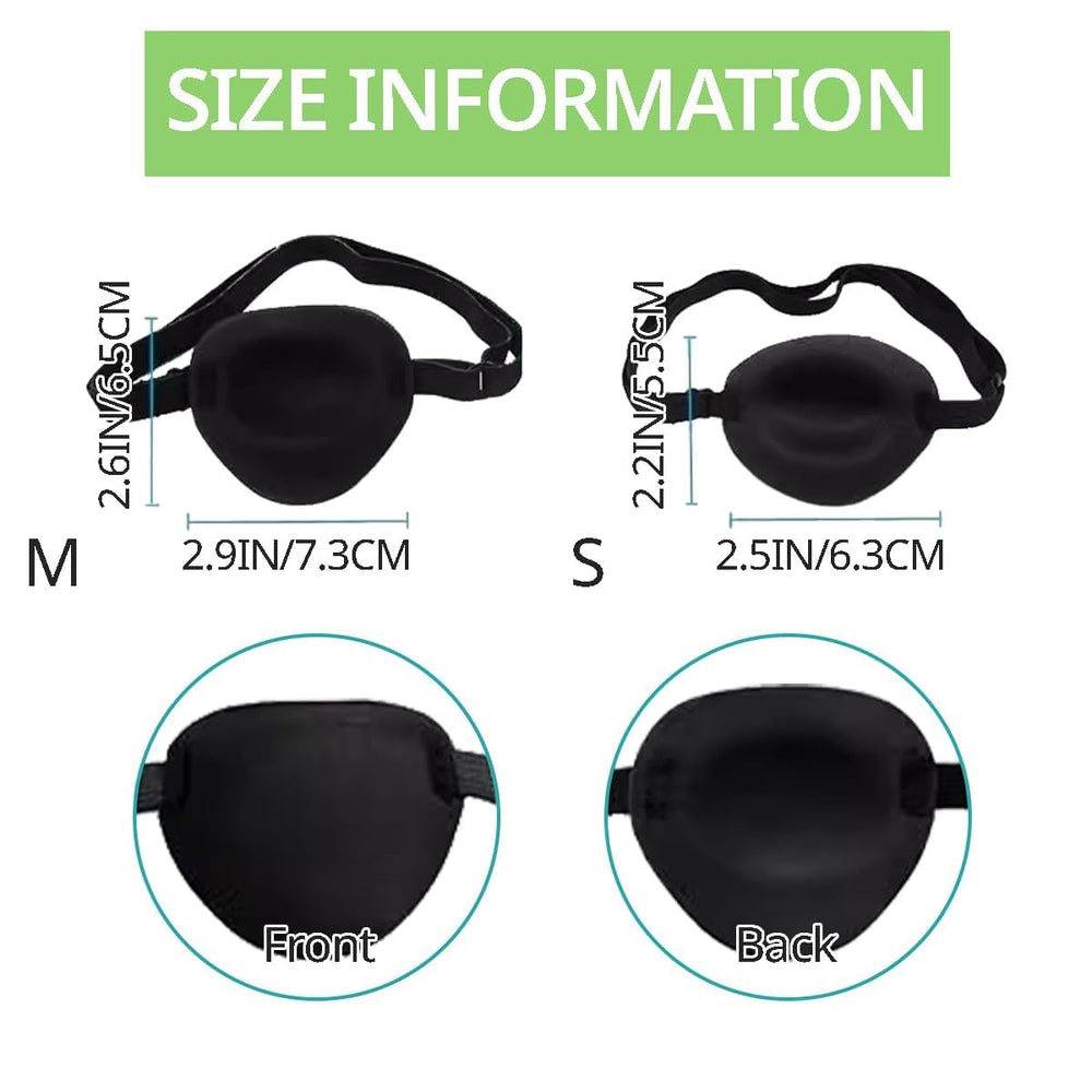 MANON ROSA dog eye patch adjustable strap ensures secure fit.