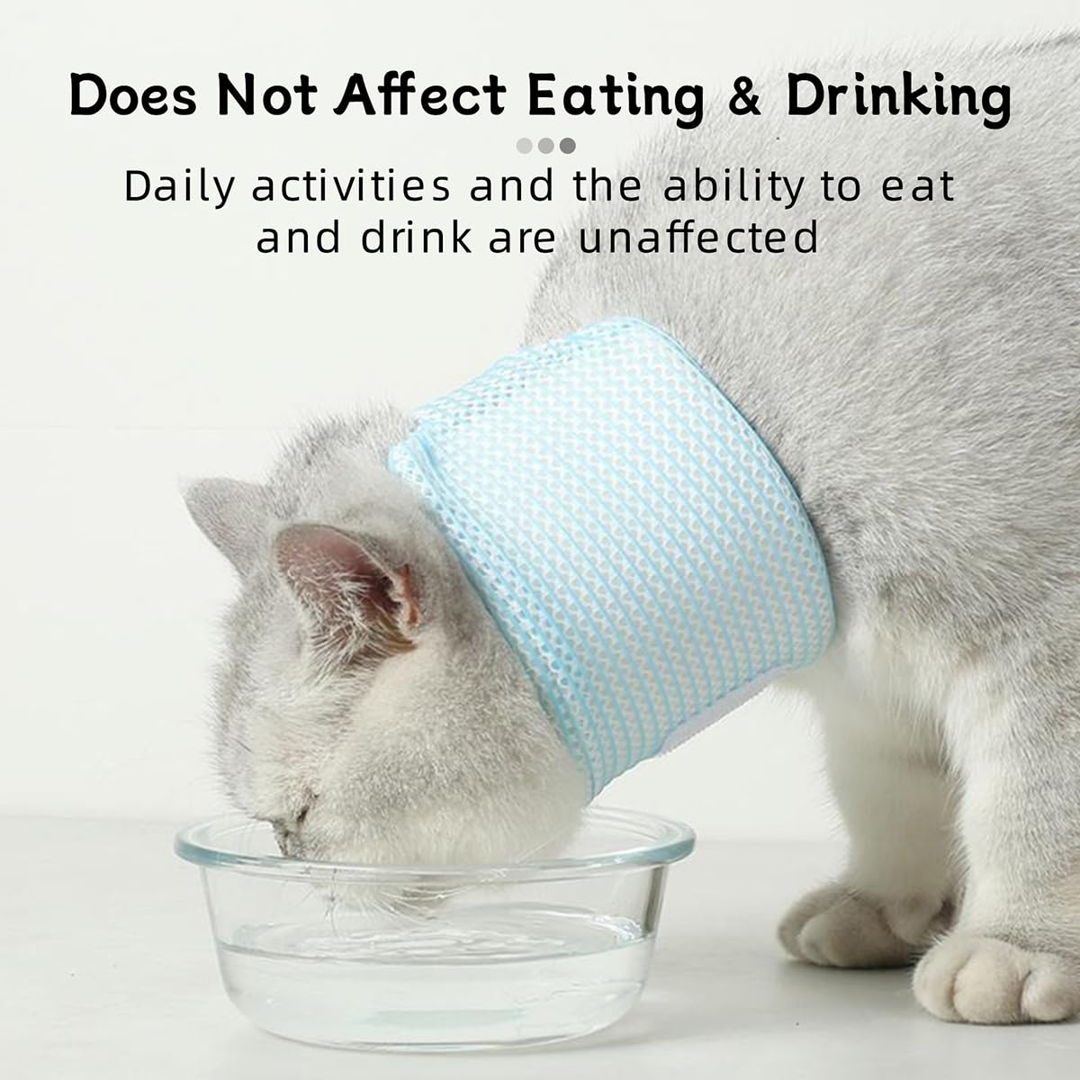 MANON ROSA adjustable-fit Elizabethan collar offers secure, comfortable neck support