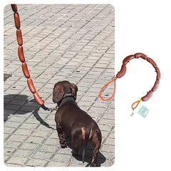 MANON ROSA sausage leash close-up clip for durable daily walks.