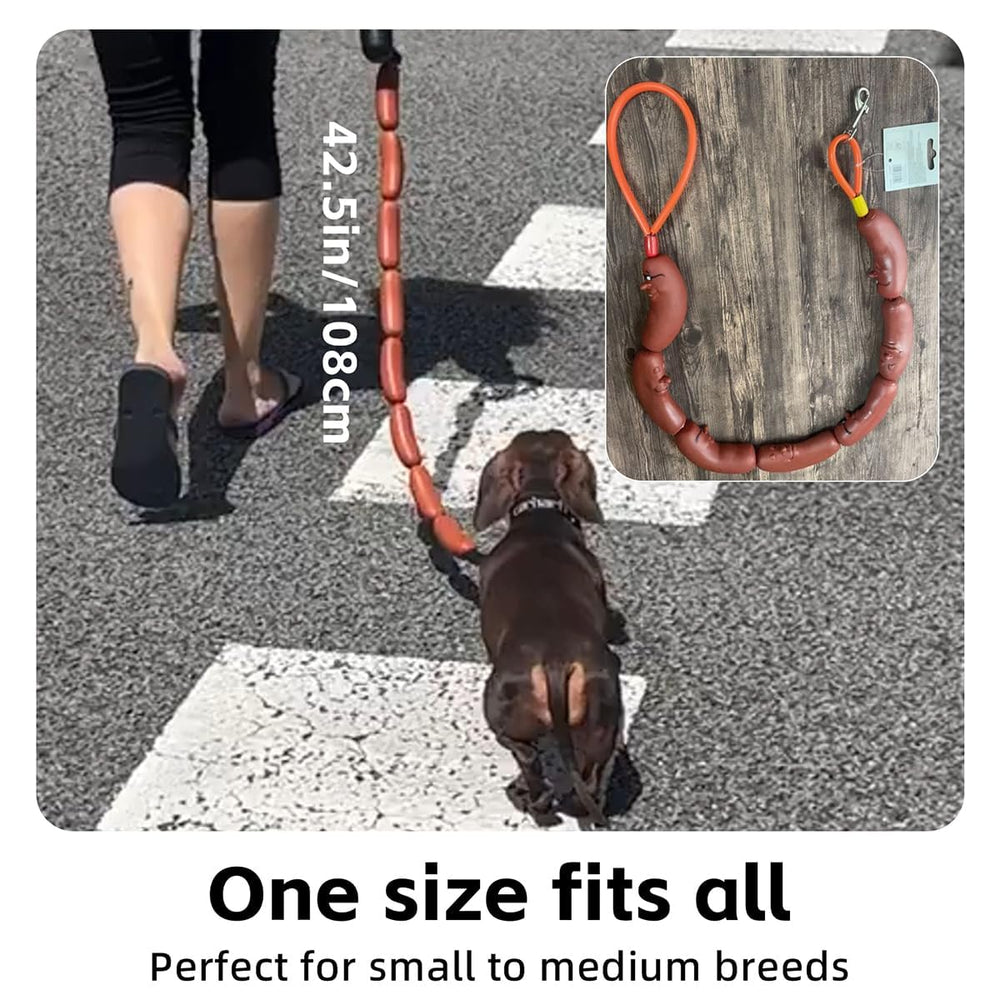 MANON ROSA sausage leash easy-clean surface for quick maintenance.