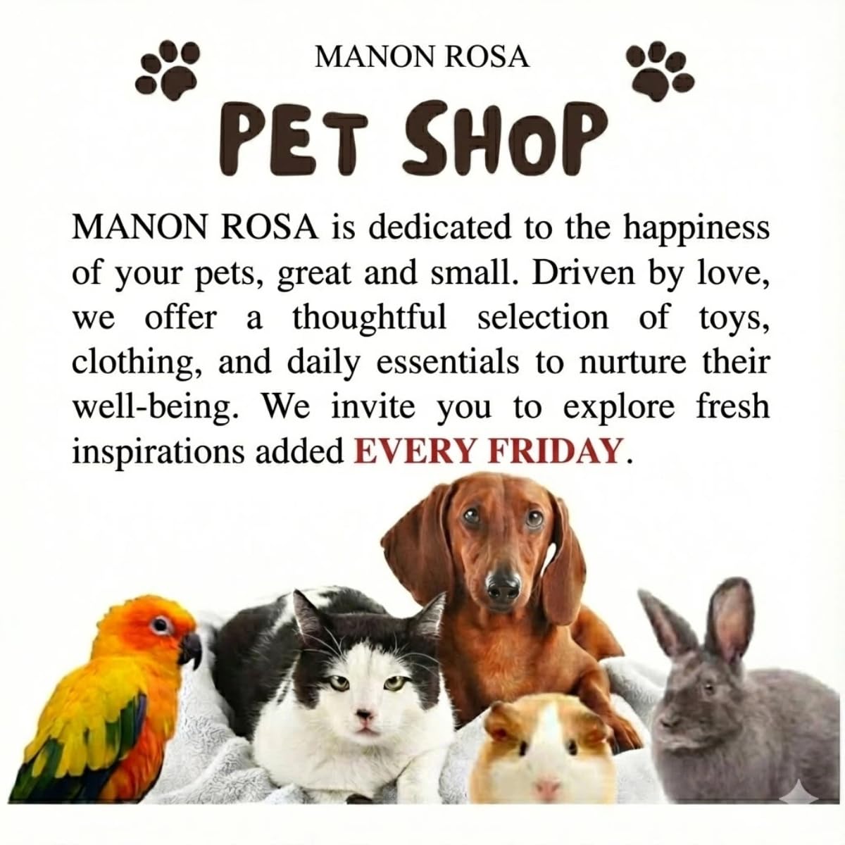 MANON ROSA uso diario en codo de perro con ajuste sencillo.