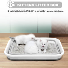 Maohegou foldable travel litter box compact for on-the-go cleaning and storage.