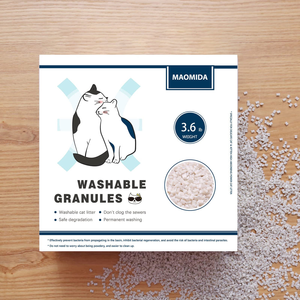 MAOMIDA cat genie compatible refills close-up demonstrating compatibility