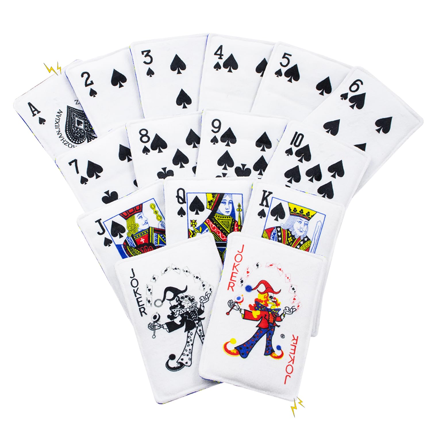 MAOOOOB poker dog toys pack promoting interactive play with soft plush textures.