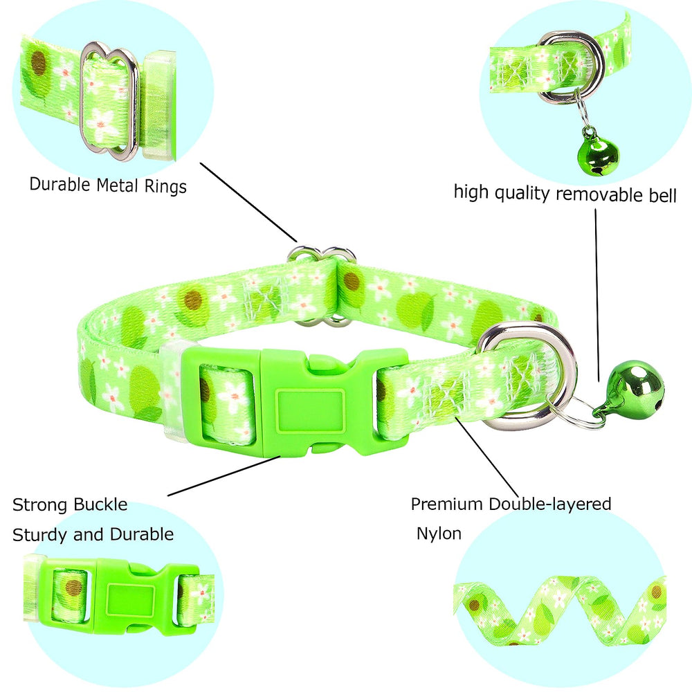 MAOWUWUJOZ Avocado collar pattern close-up with fade-resistant print