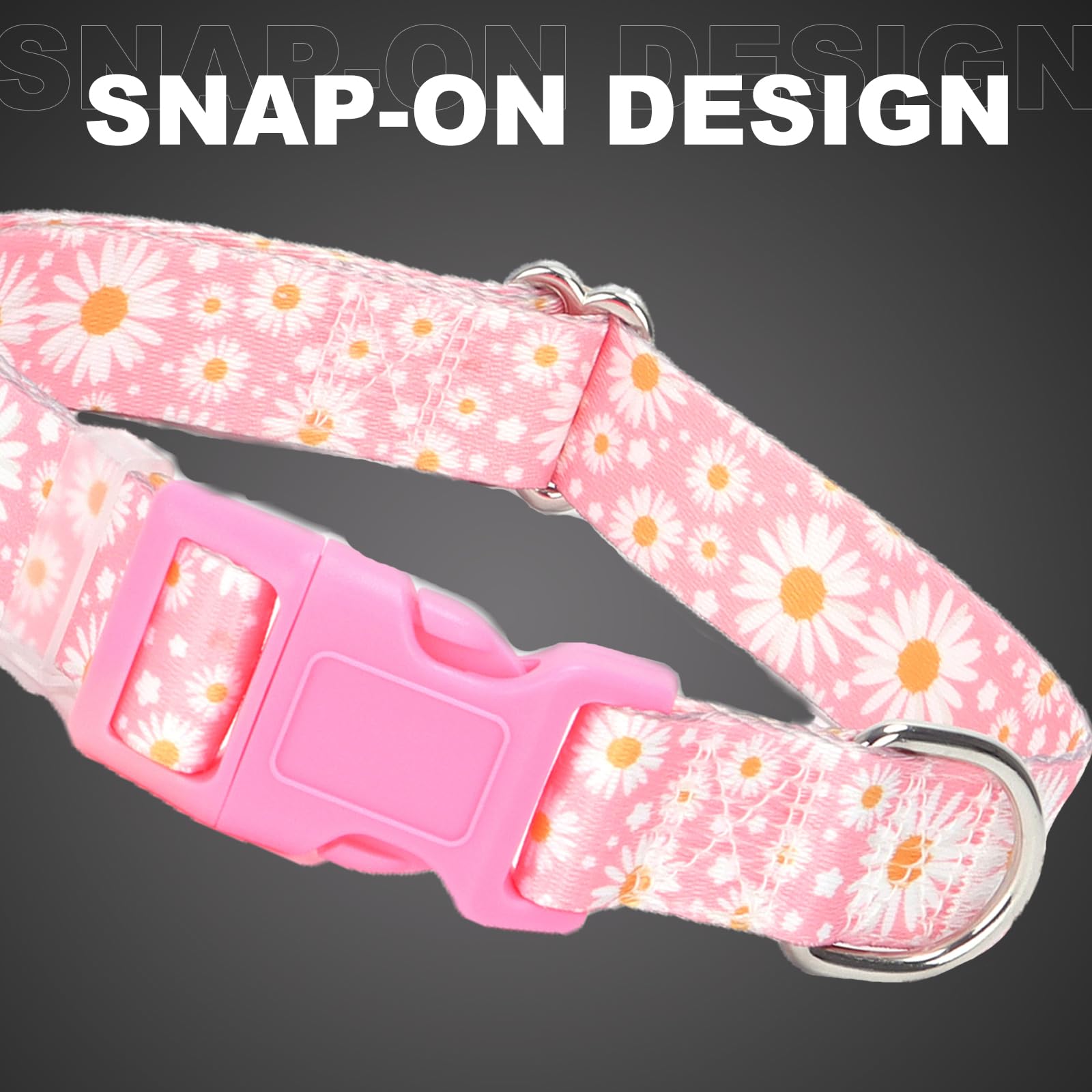MAOWUWUJOZ Daisy L closeup-nylon-weave shows durable stitching.