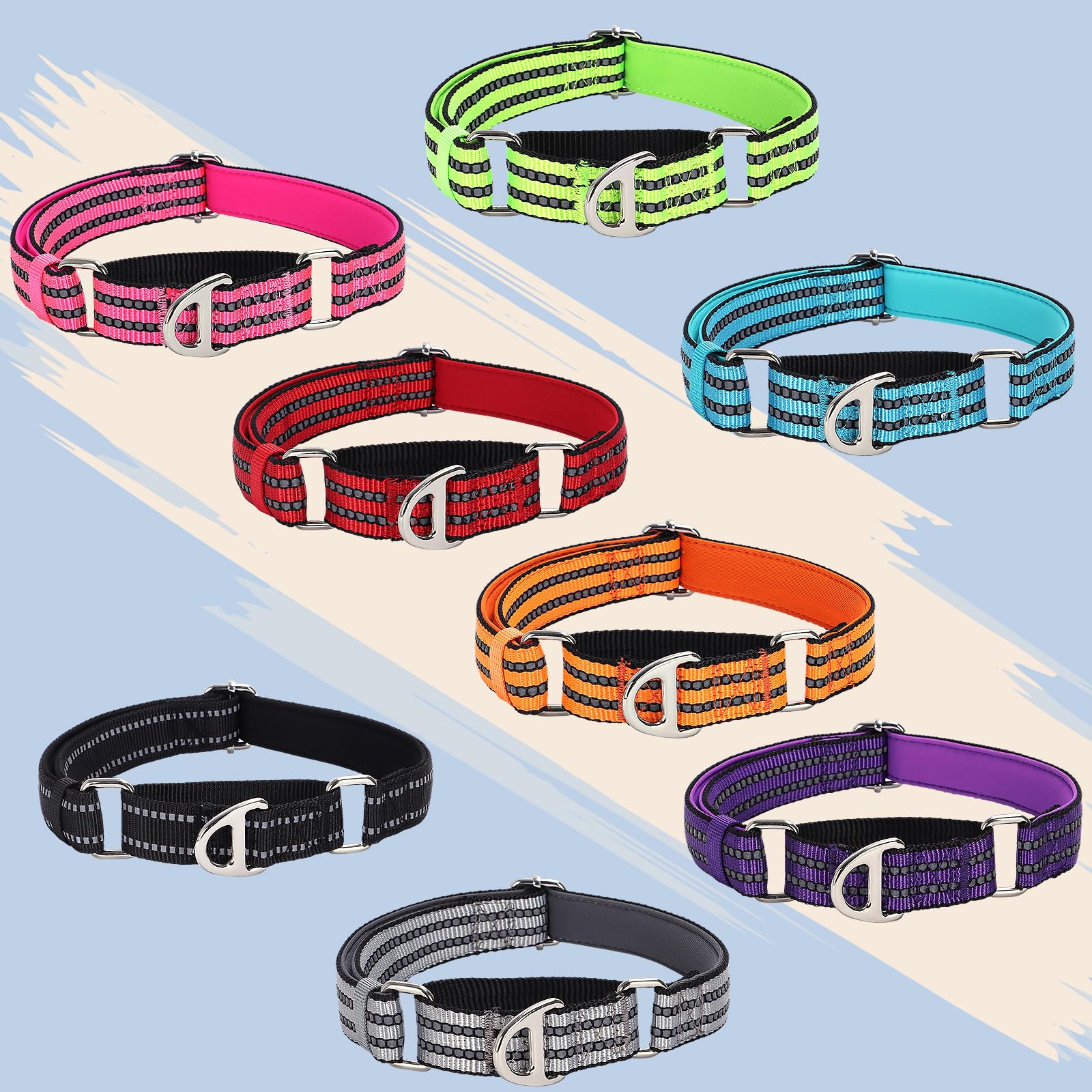 MAOWUWUJOZ martingale collar in green for outdoor adventures.