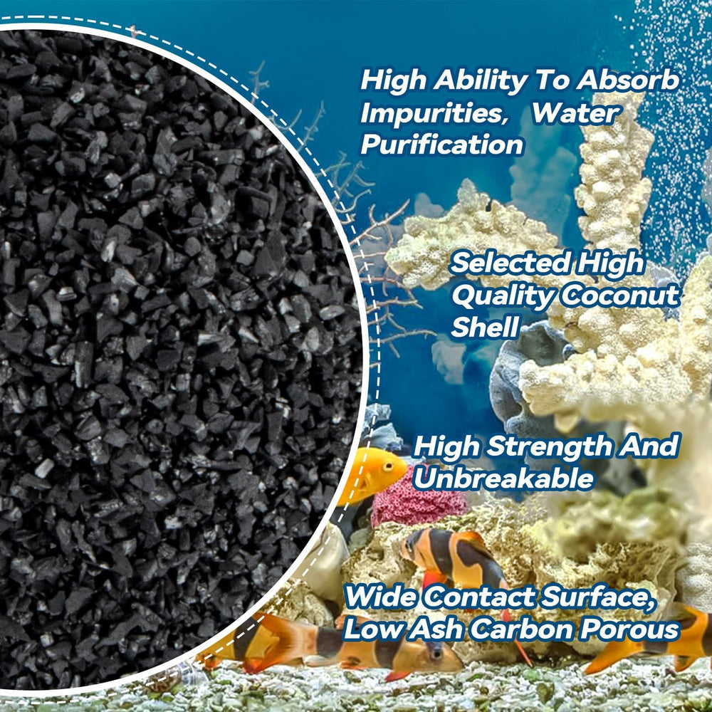 MAQIHAN aquarium filter media bags in use for efficient filtration