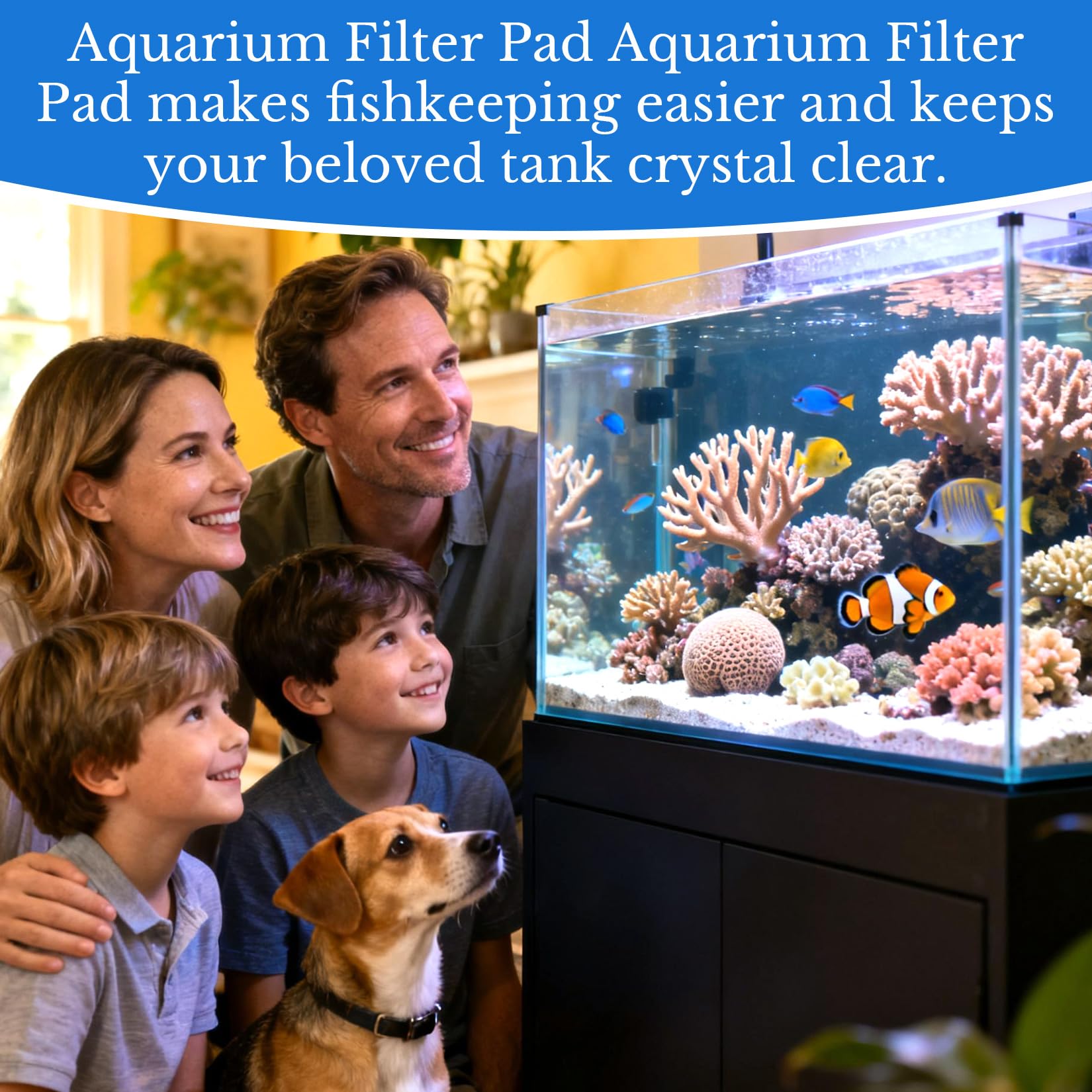 MAQIHAN aquarium filter pad sized 39.4 by 11.8 inches for versatile use.