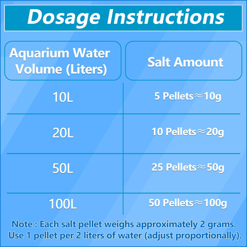 MAQIHAN mineral-rich aquarium salt provides calcium, magnesium, and potassium support.