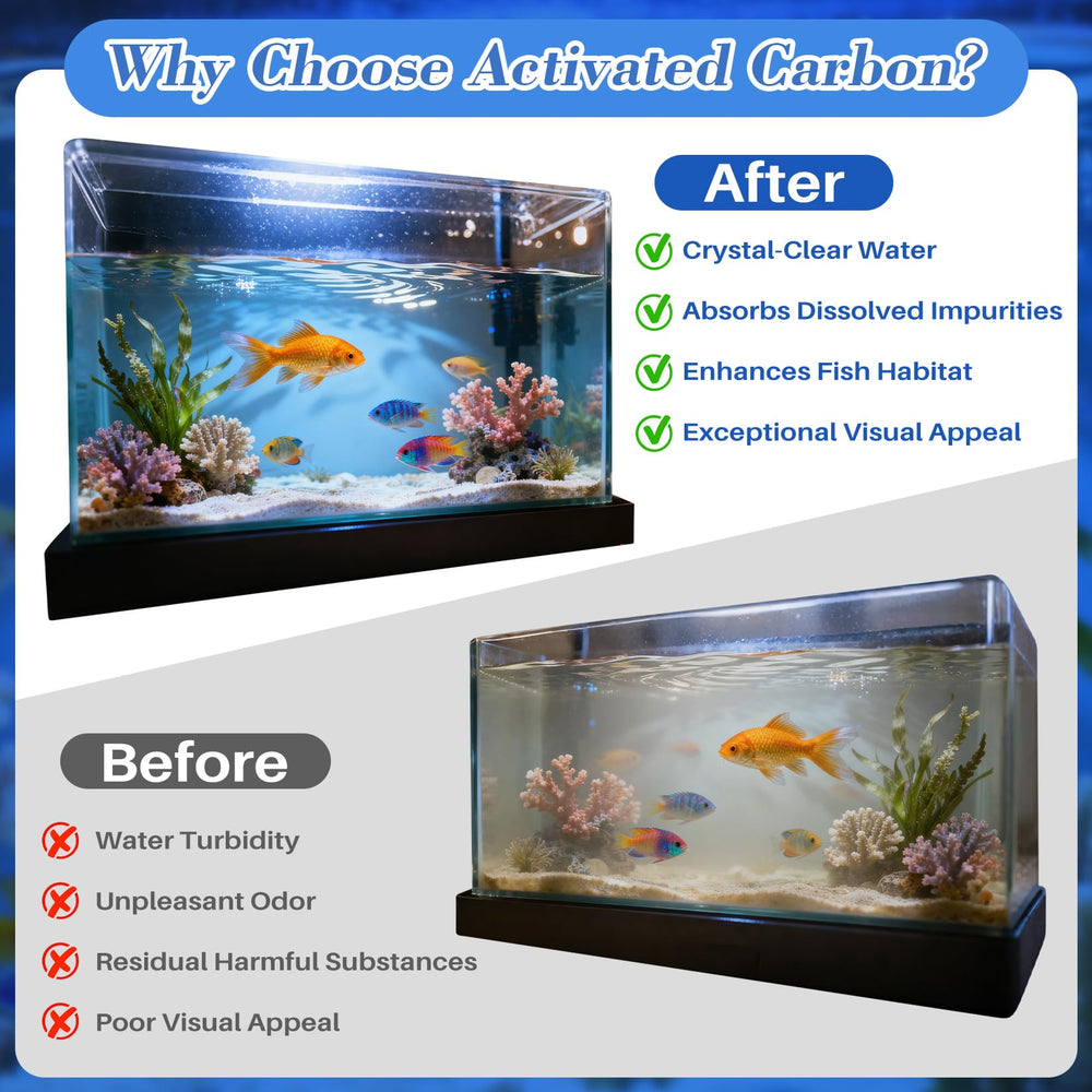 MAQIHAN versatile charcoal for ponds and terrariums