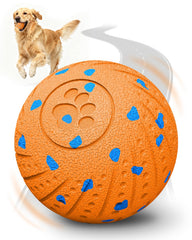 Maraiss interactive dog ball shows eco E-TPU material for safe chewing.