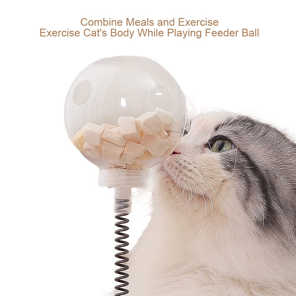 Marchul cat ball toy slow feeder slows meals for a calmer dining experience.