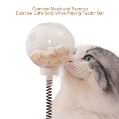 Marchul cat ball toy slow feeder slows meals for a calmer dining experience.