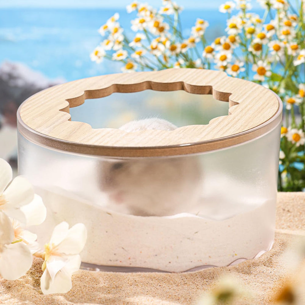 Marchul hamster sand bath container suitable for small rodents like hamsters or gerbils