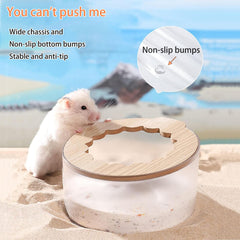 Marchul hamster sand bath container transparency highlights clear viewing