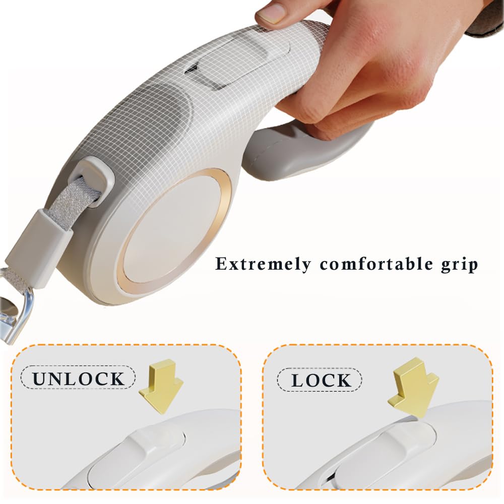 Marchul retractable dog leash night visibility feature for safer evening walks