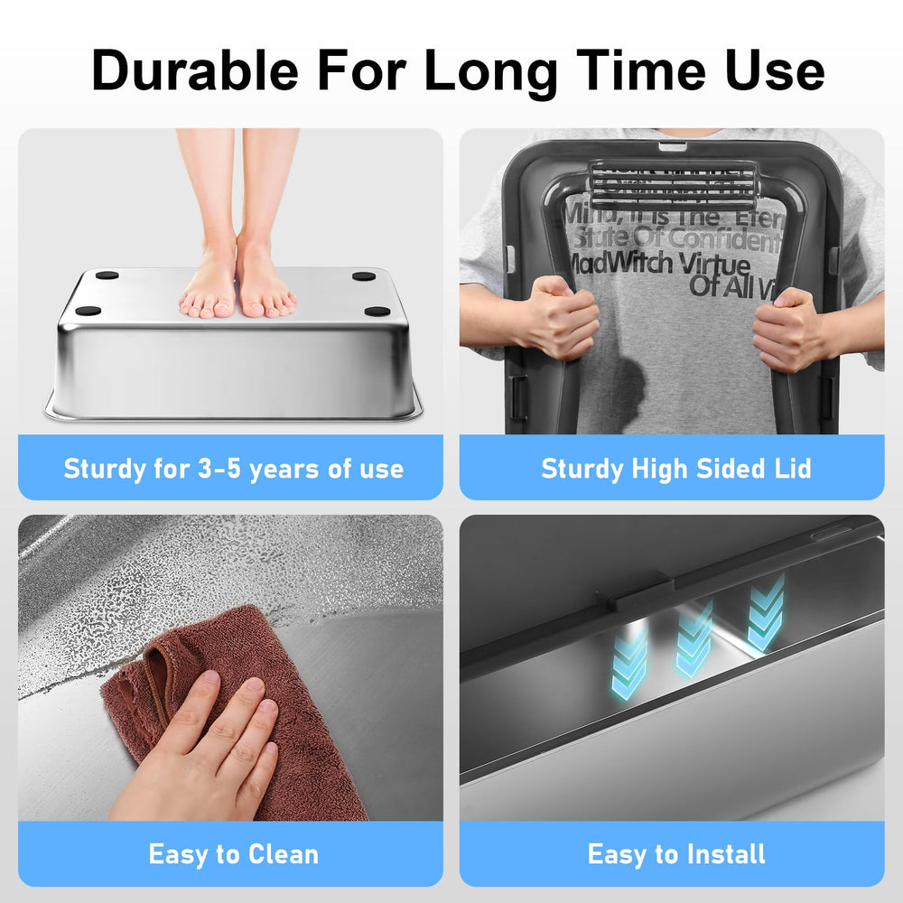 Marchul leakproof base design helps contain spills and odors in the box.