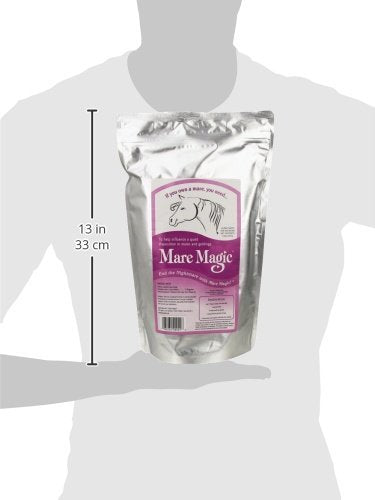 Mare Magic raspberry leaf ingredients close-up, natural herbal balance