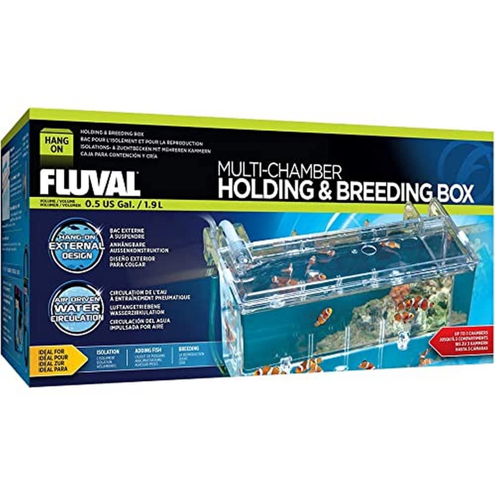 Marina Fluval multi-chamber holding box side view for fry protection and observation