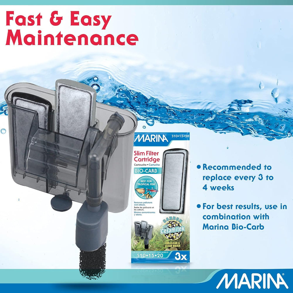 Marina goldfish tank setup benefits from Bio Clear filtration