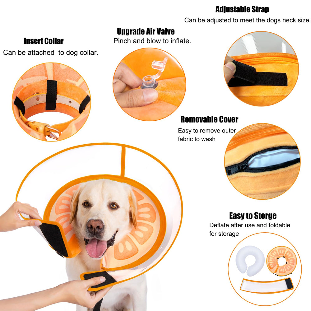 Mariyago adjustable-neck-strap holds the collar securely on any dog.
