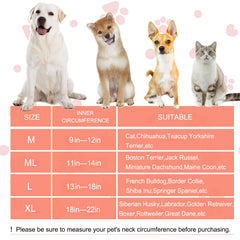 Mariyago soft-breathable-material collar keeps dogs comfortable after procedures.