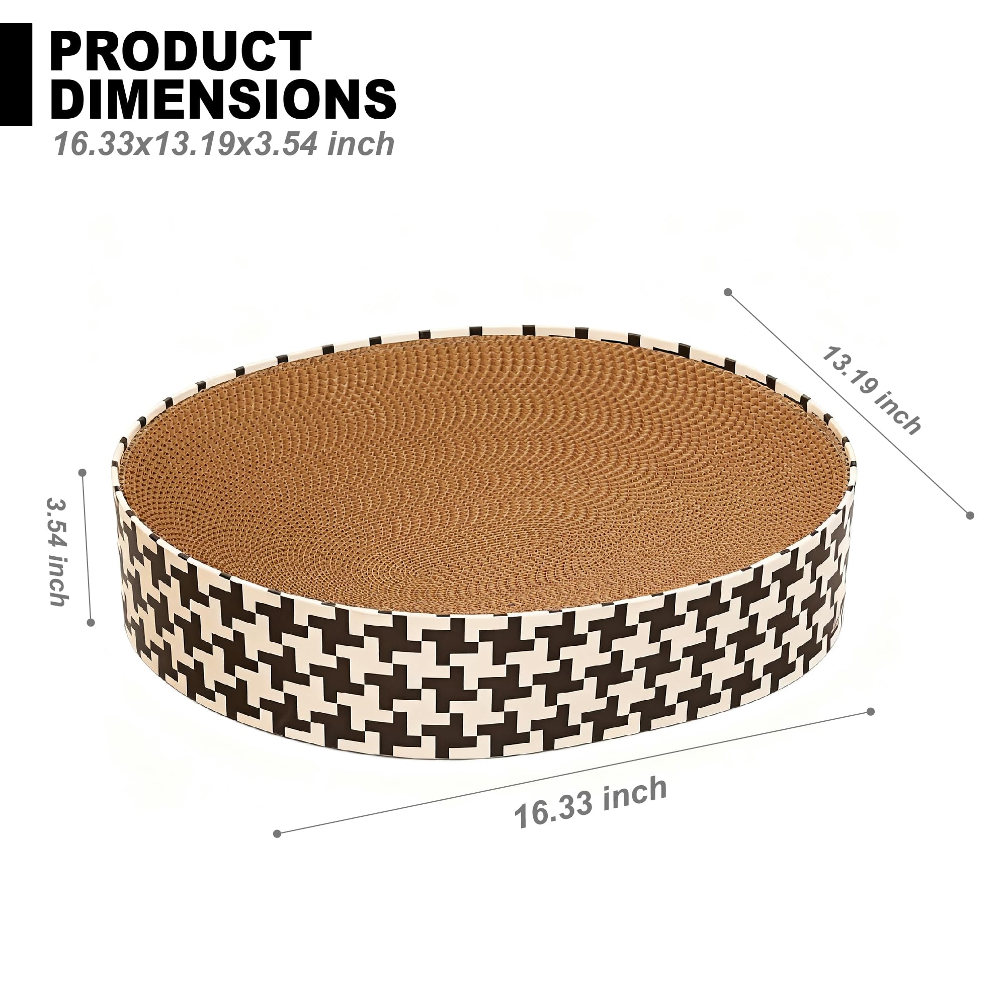 Markarbarka cat scratch pad bowl protects furniture while satisfying claws.