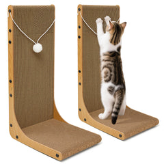 Markarbarka Value 2-Pack scratcher front view showing sturdy cardboard design