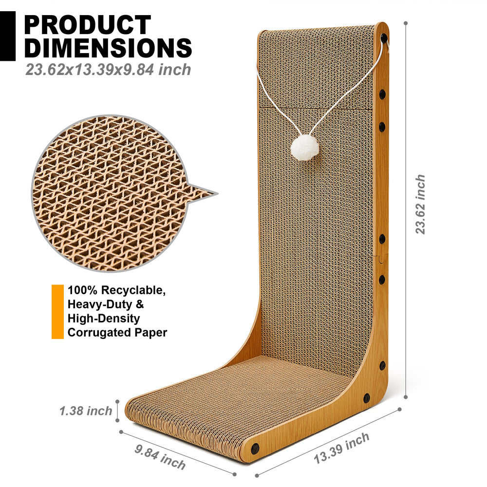 Markarbarka Value 2-Pack vertical use demonstrates tall scratching surface