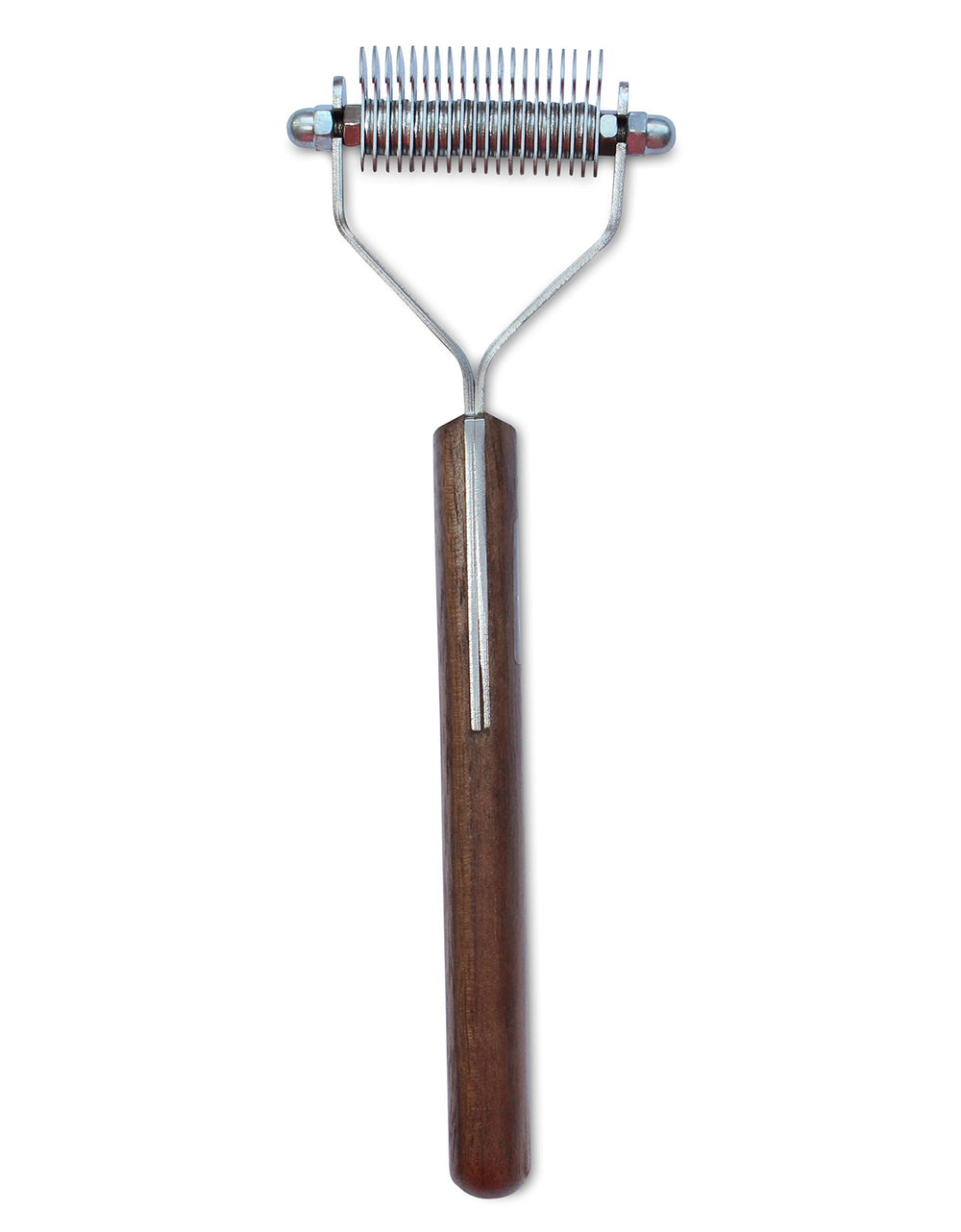 Mars Coat King blunt dematting rake blades close-up for precise undercoat removal