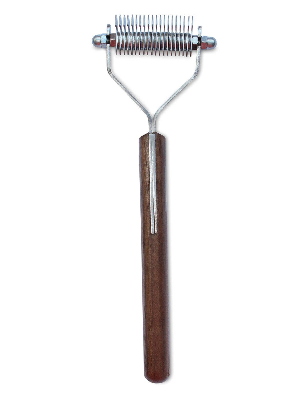 Mars Coat King blunt dematting rake blades close-up for precise undercoat removal
