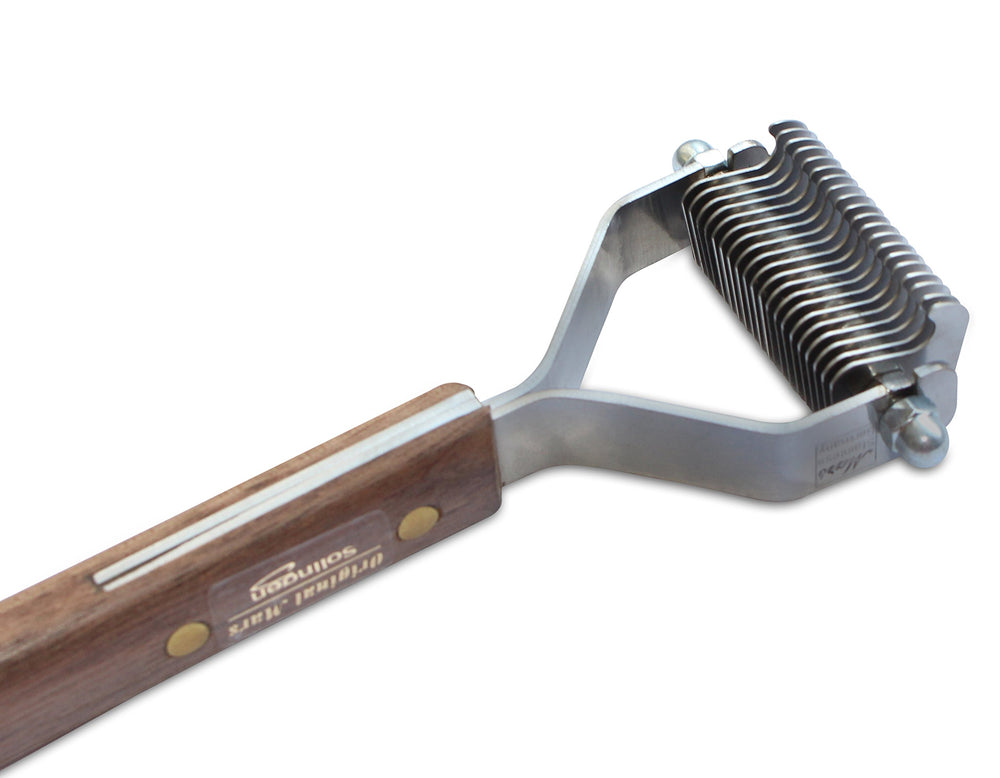 Blunt Rake Mars Coat King Blunt Dematting Rake – 20-Blade Undercoat Grooming Tool ...