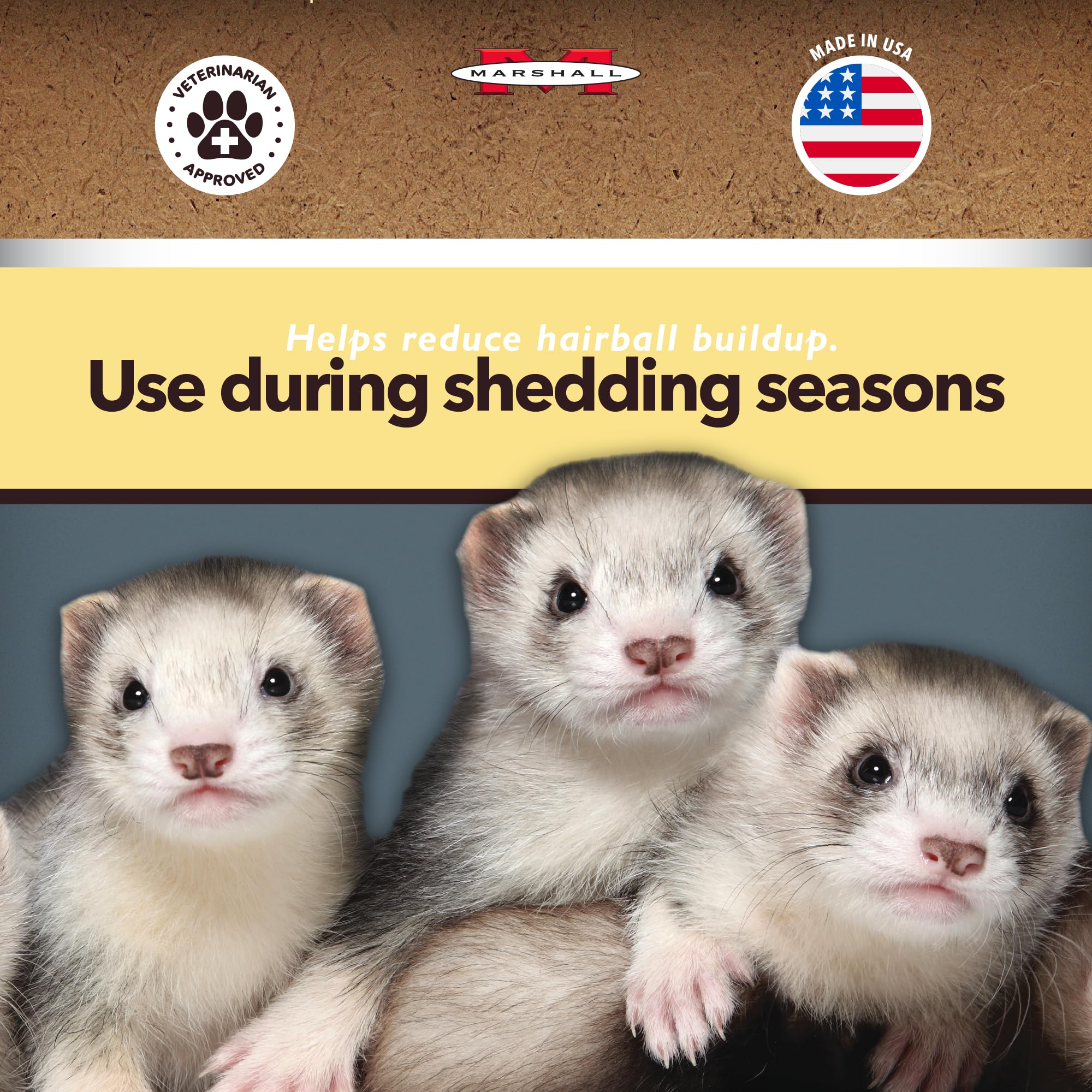 Marshall Ferret Lax label info highlights usage directions and ingredients.