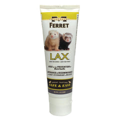 Marshall Ferret Lax paste tube front view, ready for hairball prevention.