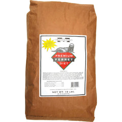 Marshall Premium Ferret Diet bag highlights balanced nutrition for ferrets of all life stages