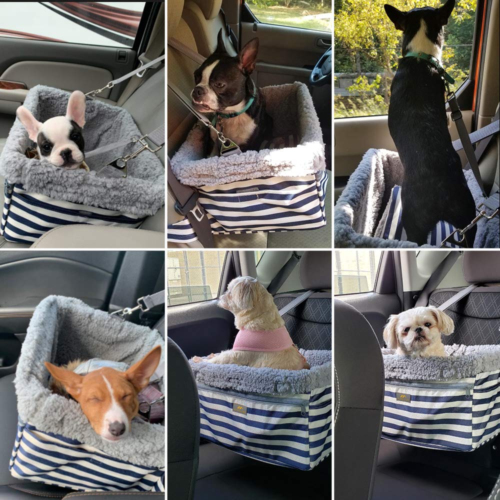 MARSLABO dog car seat features double-layer Oxford fabric for durability and spill resistance