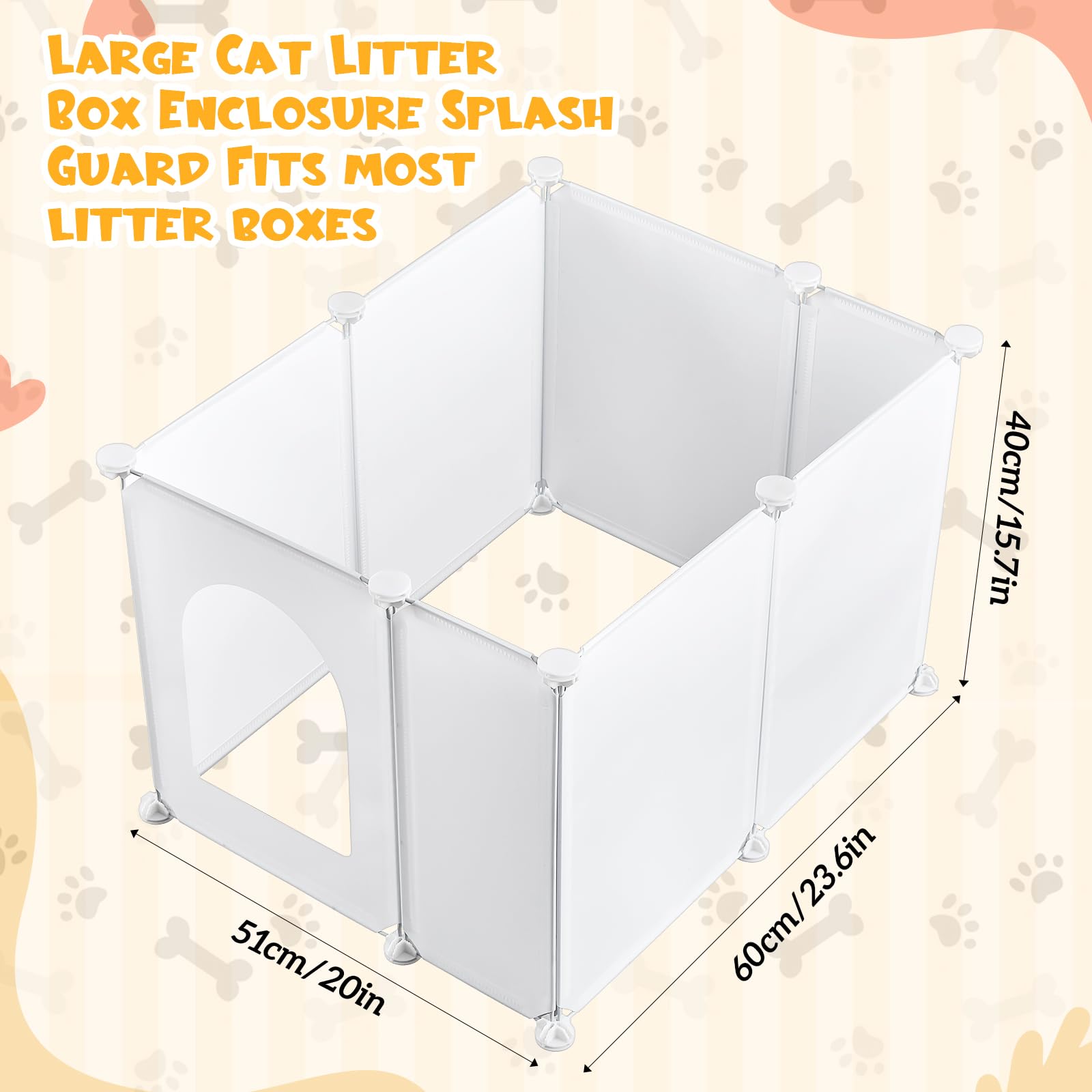 Marsui large cat litter box enclosure arch door demonstrates discreet access and easy cleaning