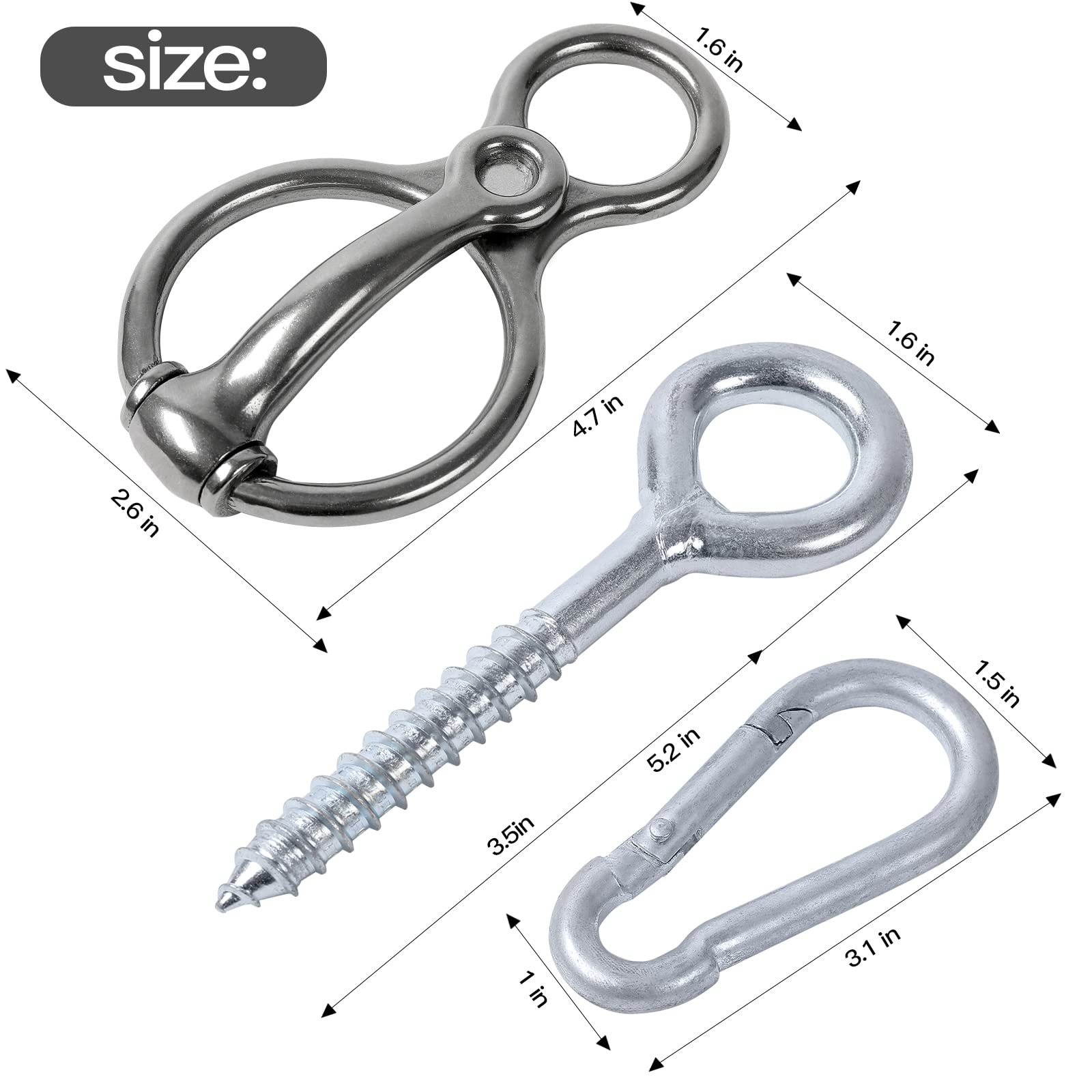 Martx blocker tie ring mounted in horse trailer for smoother back-up training.