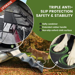 Marudina dog car ramp wide 17.3 inches supports up to 250 lbs.