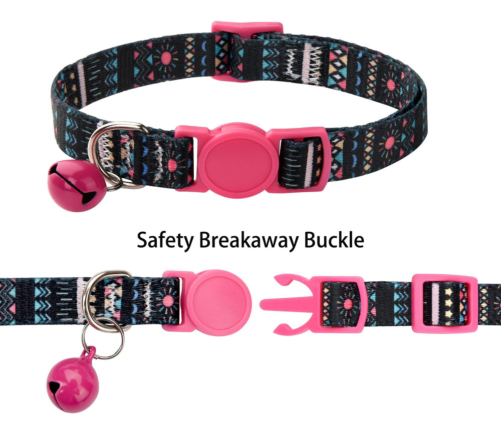 MarukoPet cat collars adjustable 7.5–12 inches for growing cats.