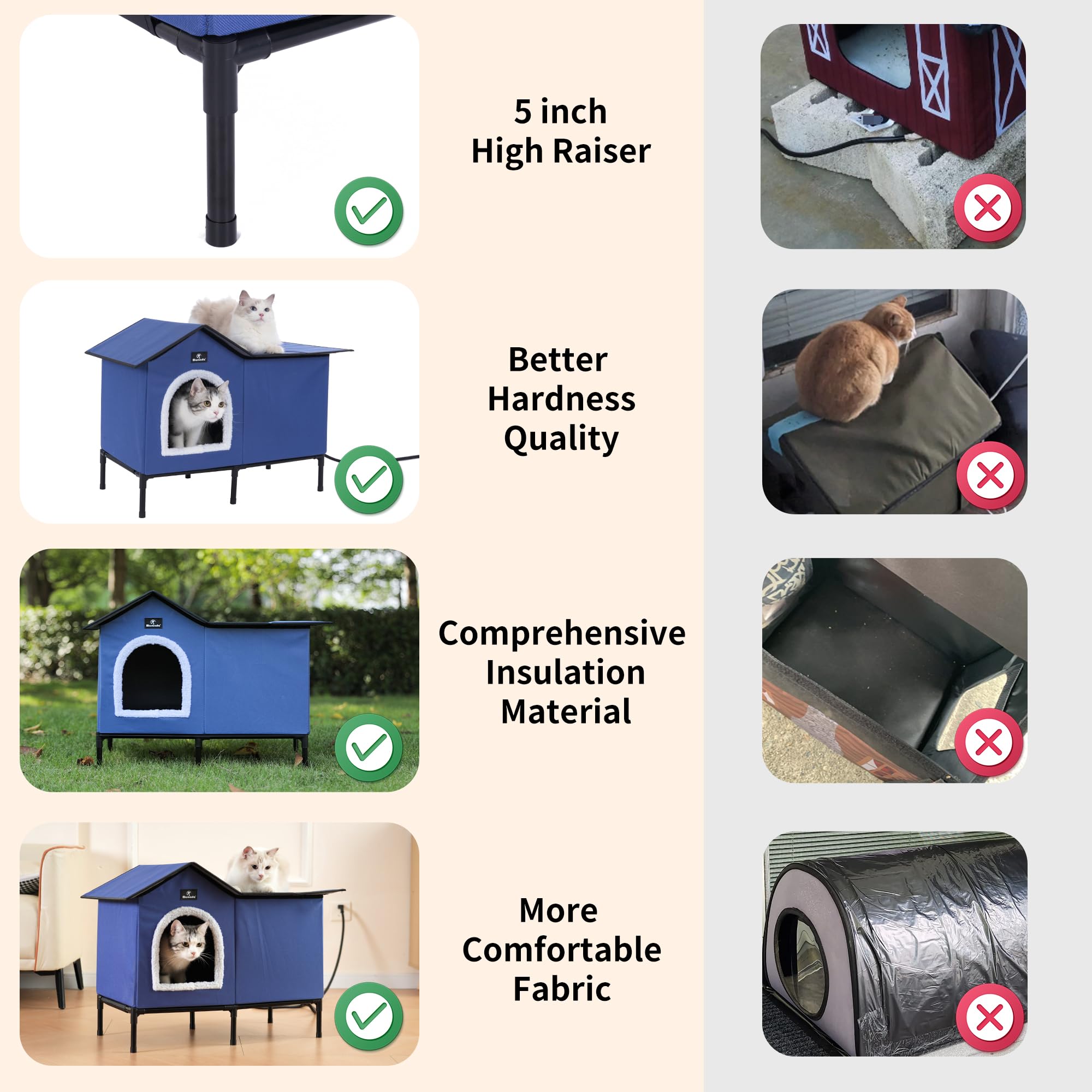MARUNDA dark blue color product shot showcases stylish shelter blending with home aesthetics.
