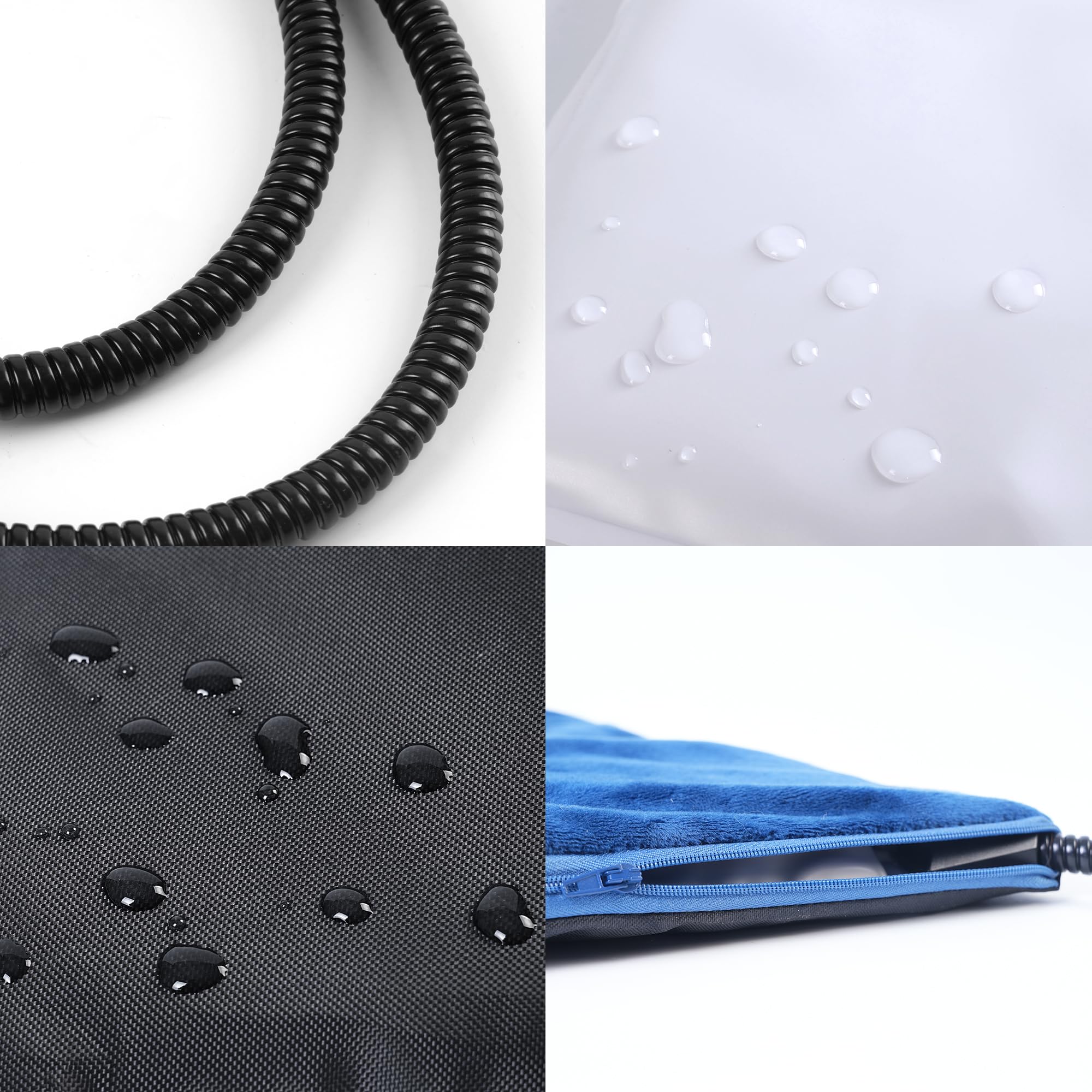 MARUNDA outdoor heated cat bed blue 9-foot cord enables versatile placement