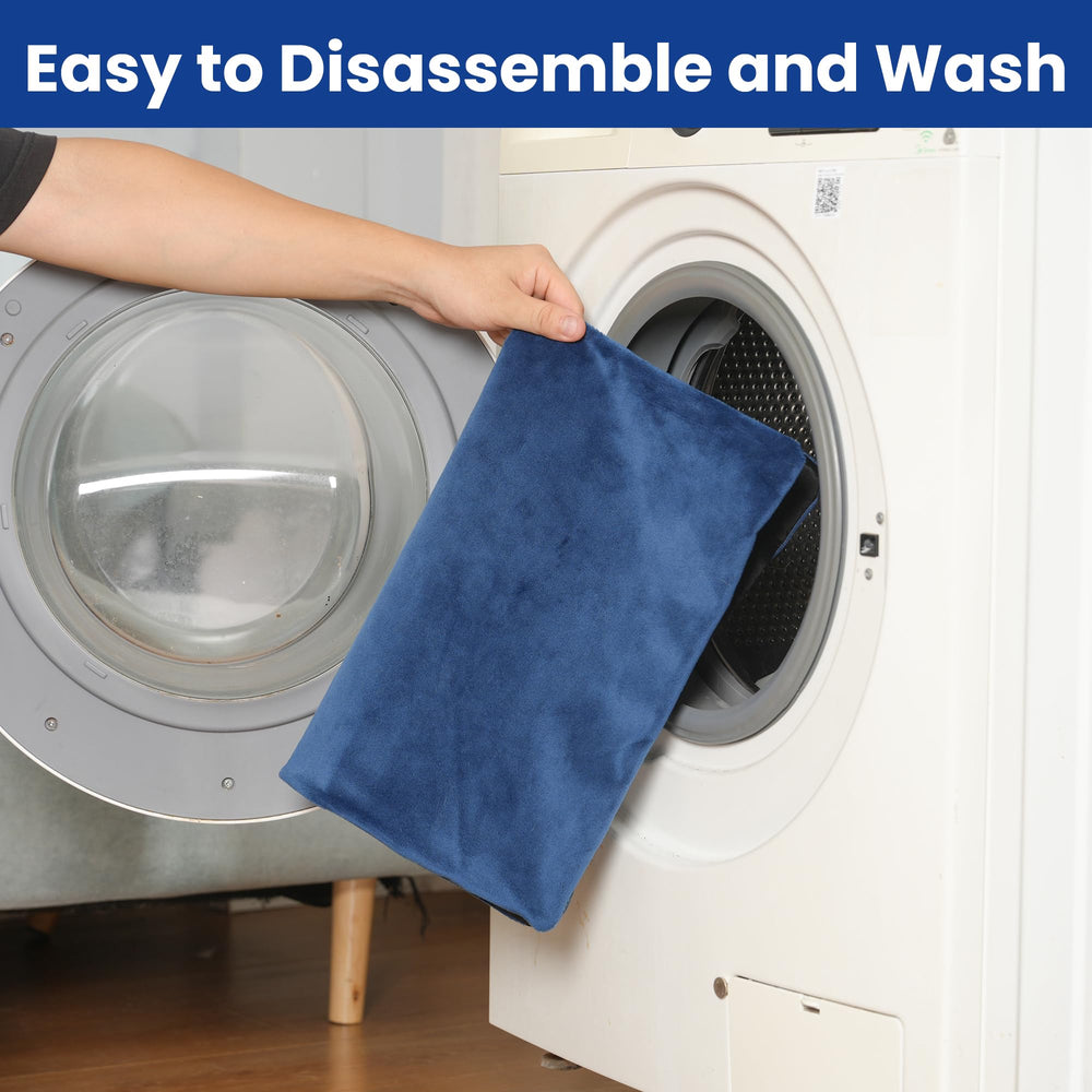 MARUNDA outdoor heated cat bed blue waterproof material keeps pets dry outdoors