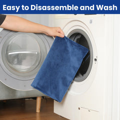 MARUNDA outdoor heated cat bed blue waterproof material keeps pets dry outdoors