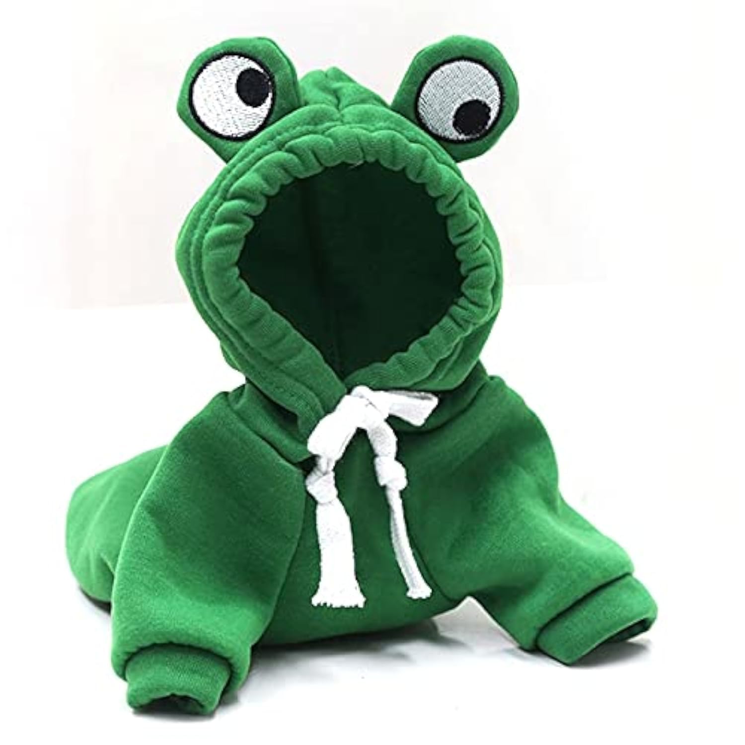 Maruomiki fruit dog coat green XS front view boosts style and warmth.