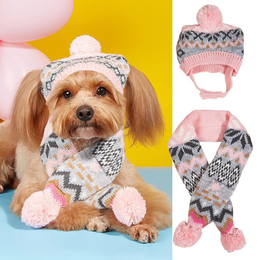 MaruPet dog hat worn on side profile demonstrates snug fit for outdoor walks